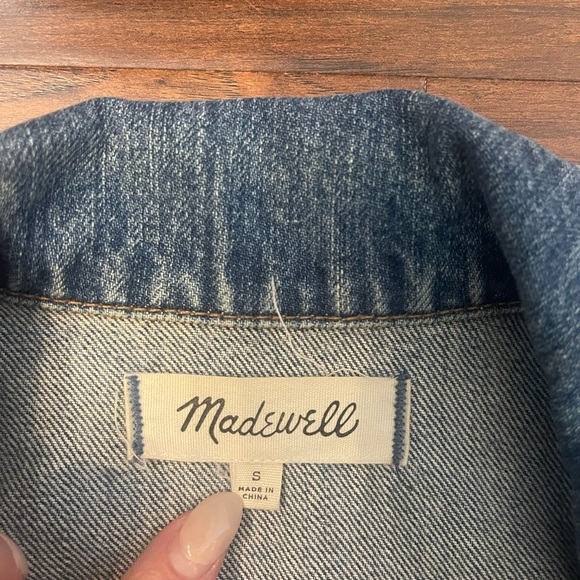 Madewell Short sleeve Denim Jacket Size S - Picture 3 of 6